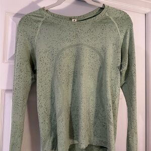 lululemon athletica Speckled Sage Long Sleeve Top
